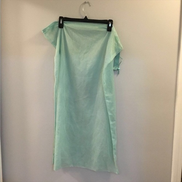 Laundry Bag set of 2 drawstring closure green Great for College Students! - Picture 2 of 8